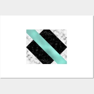 Mint marble VI Posters and Art